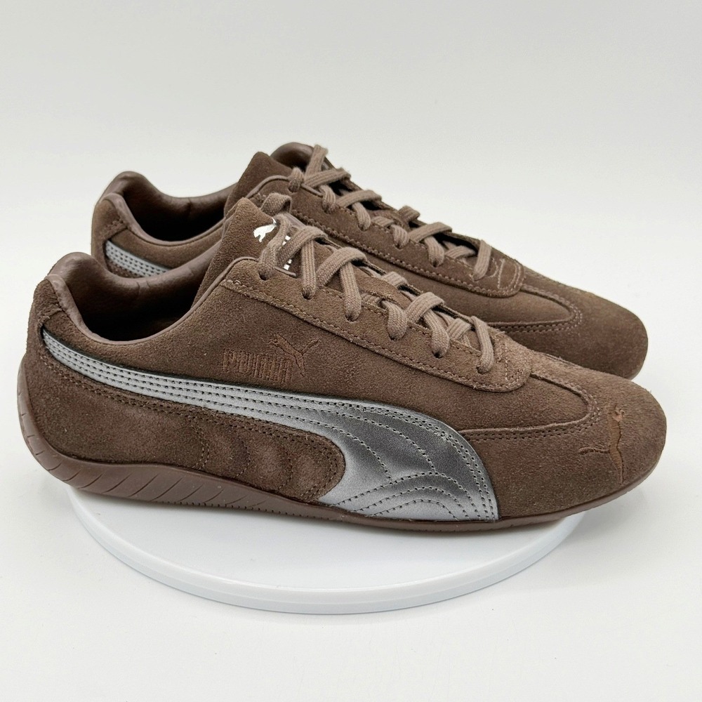 Puma Speed Cat Lux Chocolate Gum Size 8 Womens 408718, NEW